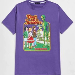 Steve Rhodes Guys Alien & Slogan Graphic Tee